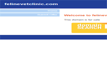 Tablet Screenshot of felinevetclinic.com